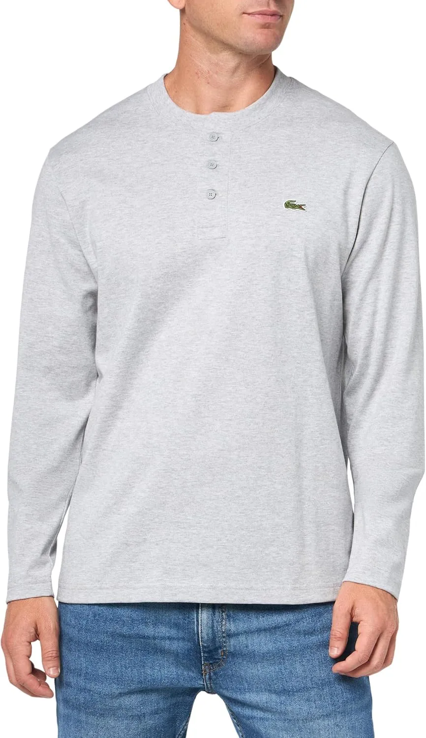 Lacoste Men's Long Sleeved Cotton Jersey T-Shirt