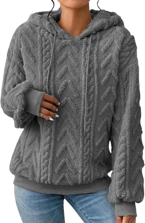 LCMTWX Winter Coats for Women Women's New Solid Hooded Thickened Jacquard Long Sleeve Color Block Patchwork Cardigan Winter
