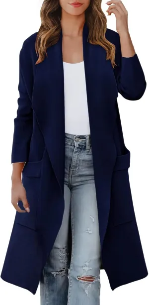 LCMTWX Women's Winter Coats Casual Suit Collar Printed Pocket Jacket Womens Trench Coat Women's Trench Coats Coat for