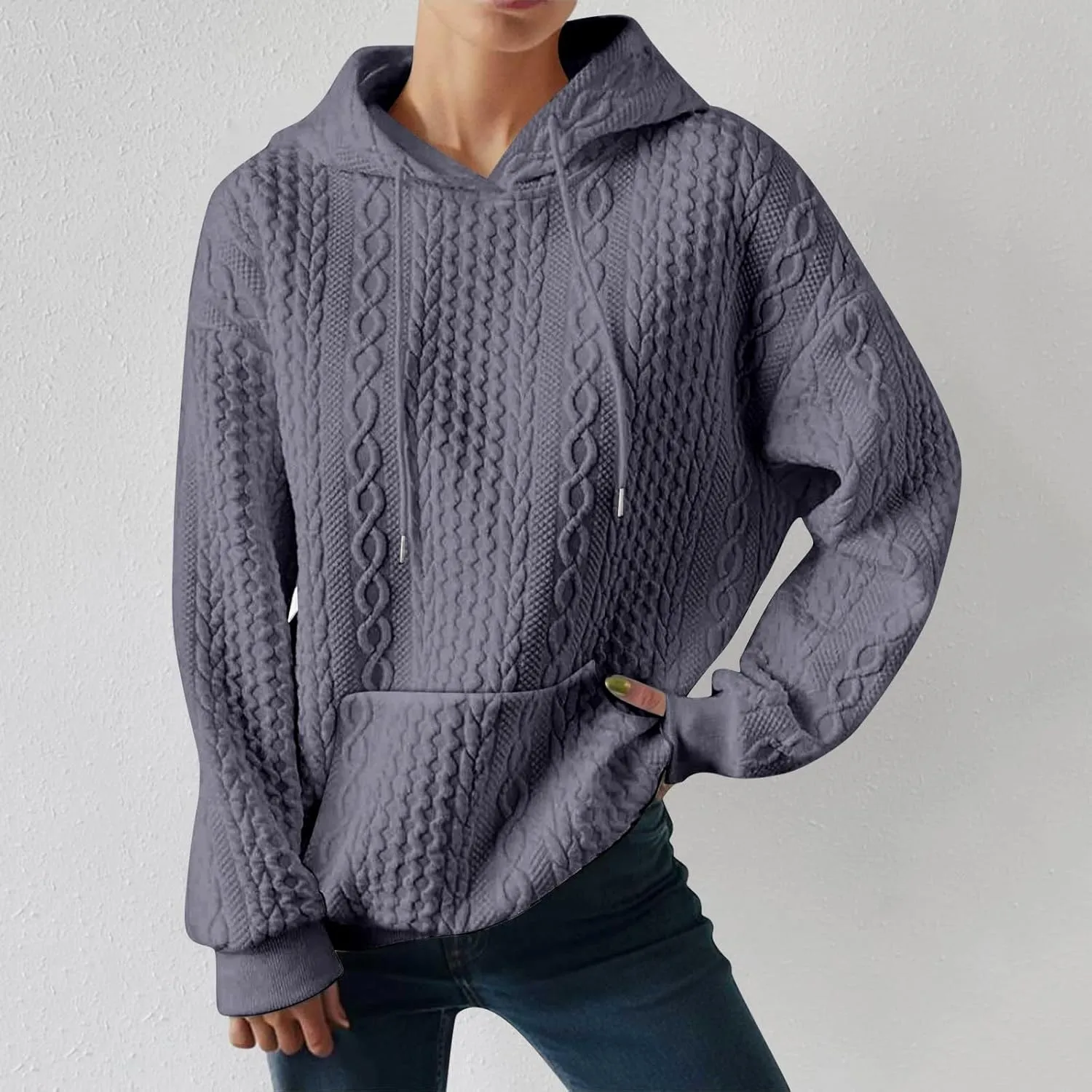 LCMTWX Womens Winter Jacket Coats Plush New Fabric Oversized Sweatshirt Loose Fit Long Sleeve Light Sweatshirt Loose Womens