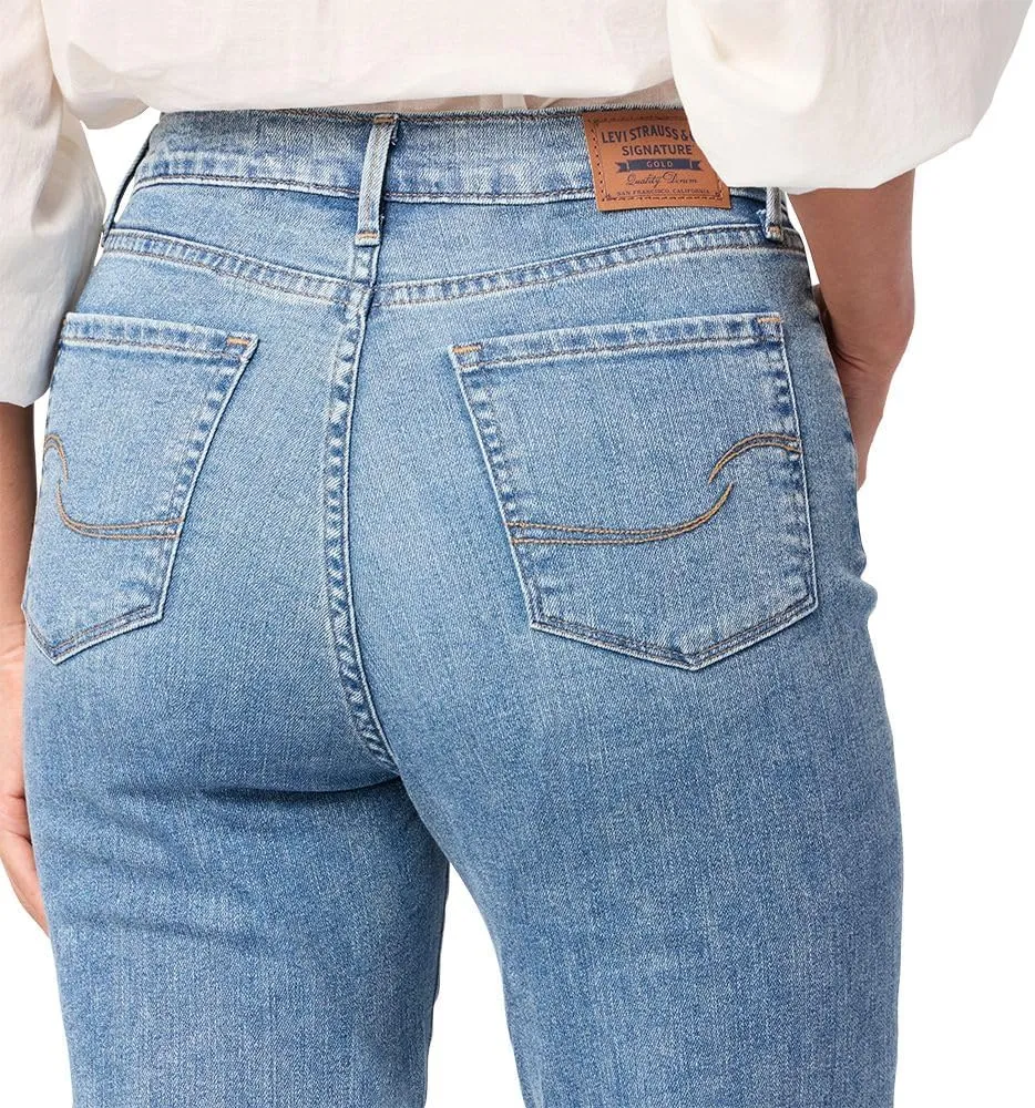 Levi Strauss Signature Gold Women's High-Rise Straight (Standard and Plus)
