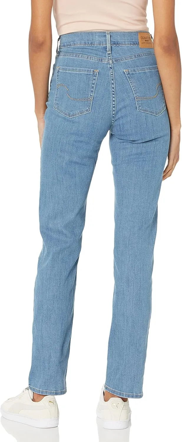 Levi Strauss Signature Gold Women's High-Rise Straight (Standard and Plus)
