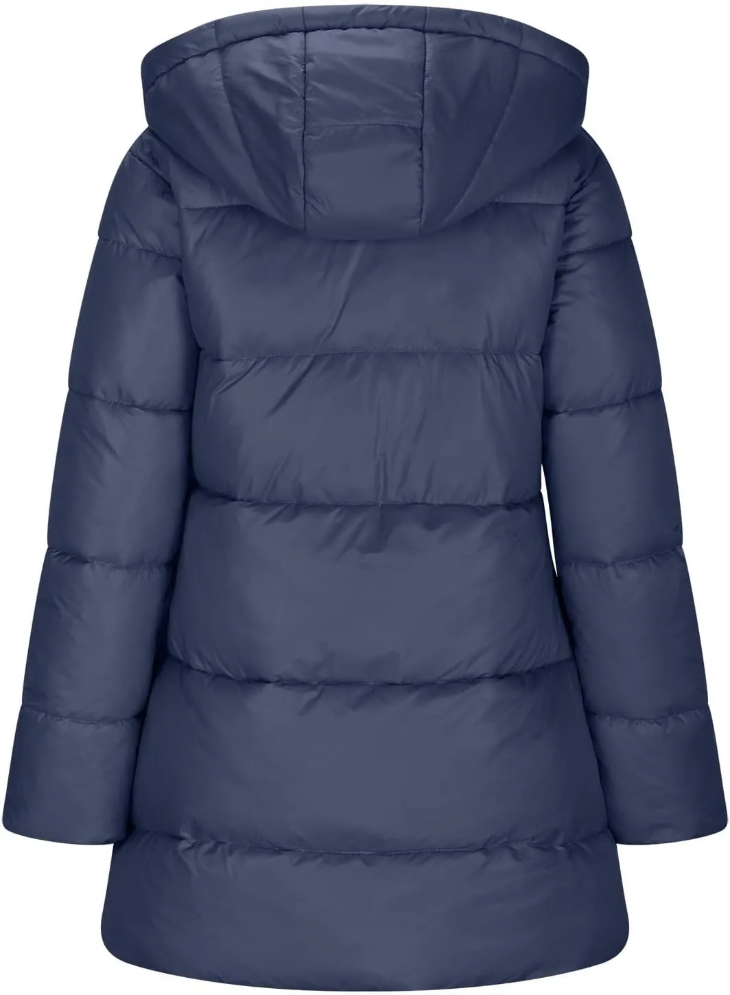 Long Winter Coats For Women Fleece Lined Warm Long Puffer Jacket Thicken Parka Outwear With Hood Down Quilted Jackets