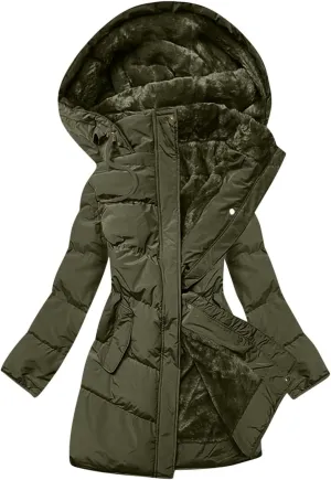 Long Winter Coats For Women Fleece Lined Warm Long Puffer Jacket Thicken Parka Outwear With Hood Down Quilted Jackets