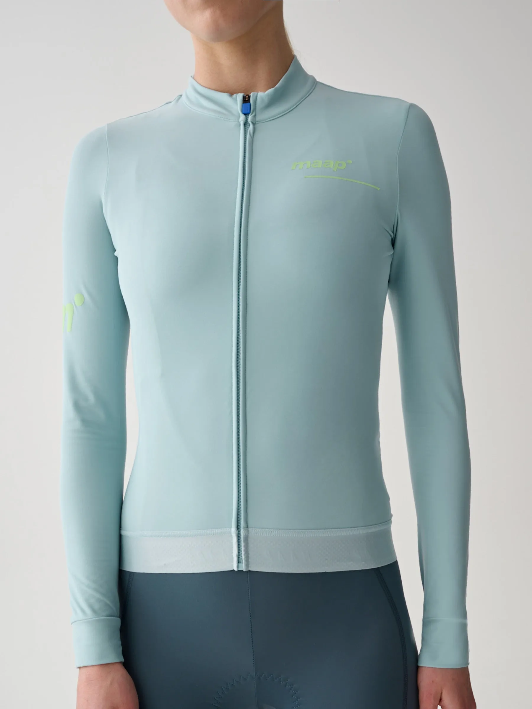 MAAP Training Women's Thermal Longsleeve Jersey Stella Blue