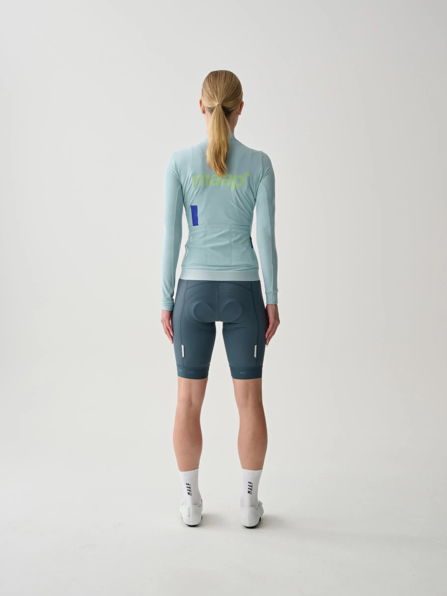 MAAP Training Women's Thermal Longsleeve Jersey Stella Blue