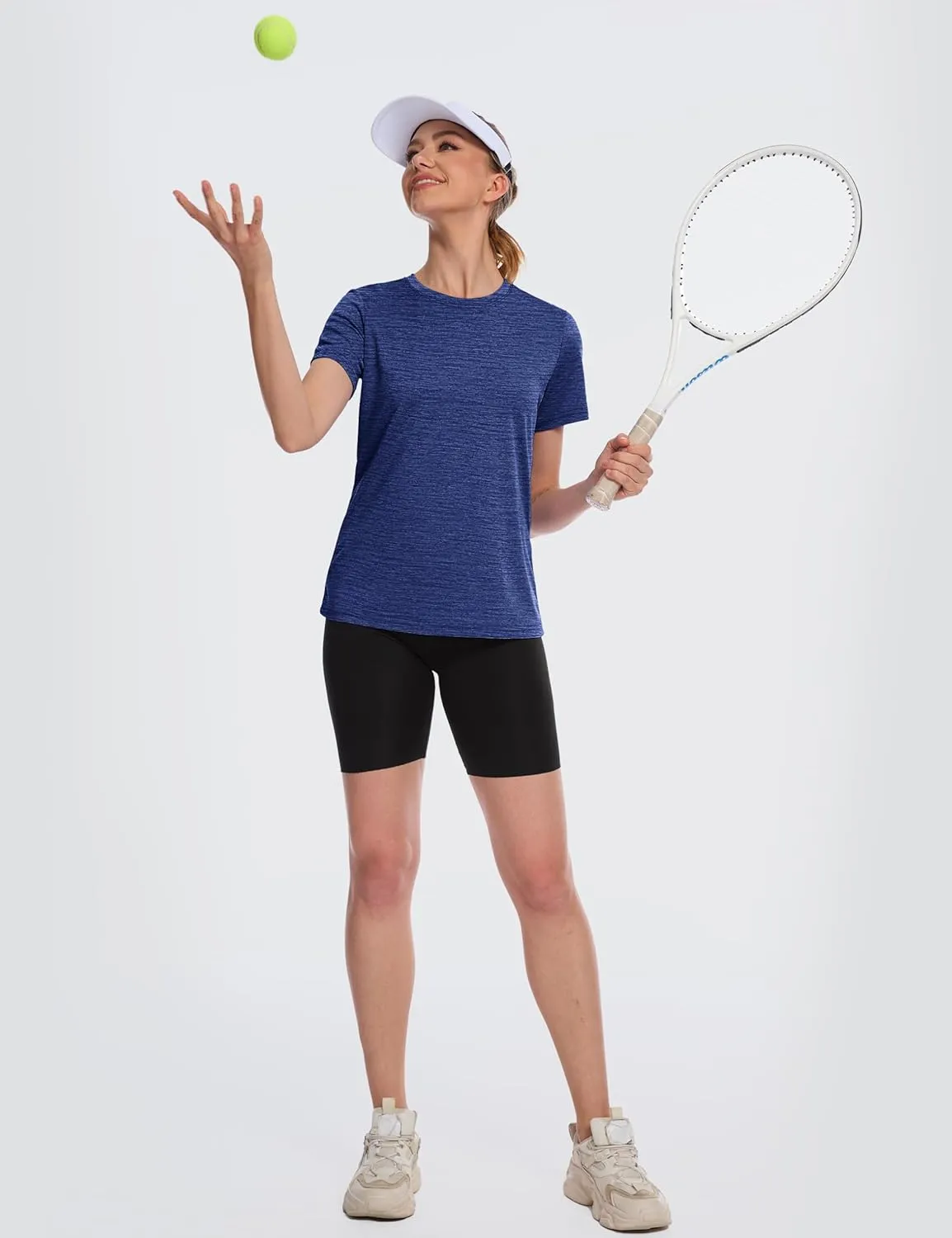 MAGCOMSEN Women's Short Sleeve T Shirts UPF 50  Sun Protection Athletic Running Workout Tee Tops