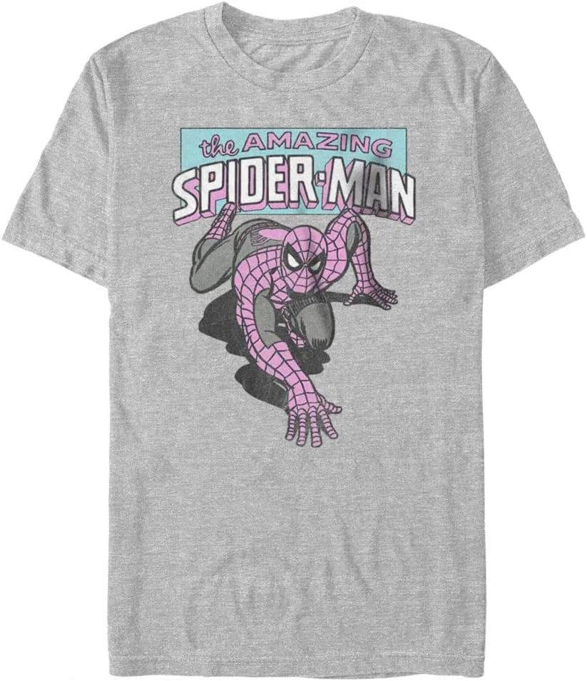 Marvel Comics Retro Classic Amazing Spidey Young Men's Short Sleeve Tee Shirt