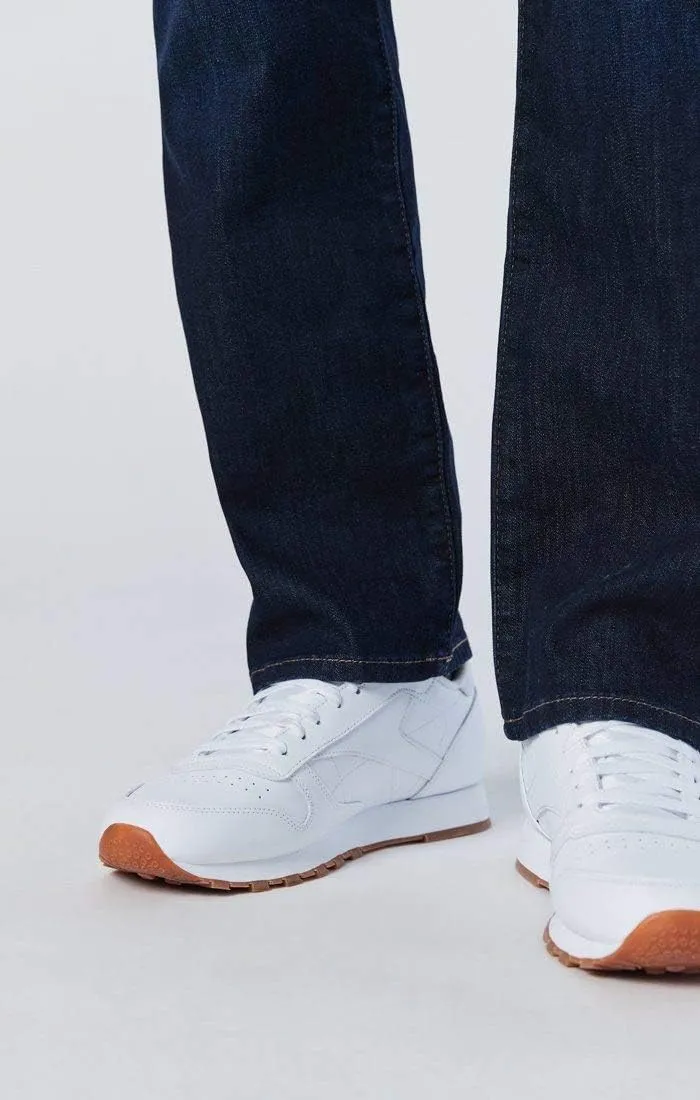 Mavi Men's Matt Mid Rise Straight Leg Jeans - Premium Relaxed Fit Denim Jeans