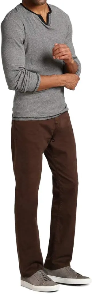 Mavi Men's Matt Mid Rise Straight Leg Jeans - Premium Relaxed Fit Denim Jeans