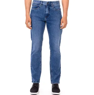 Mens Jeans Relaxed Fit  Straight Leg Stretch Jeans for Men  Ultimate Comfort Superflex Pants