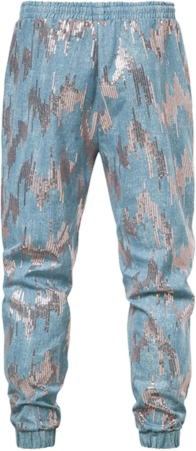 Mens Sweatpants Joggers Pants Man Pocket Cargo Pants for Men Baggy Men's Fleece Athletic Sweatpants Running Warm Slim