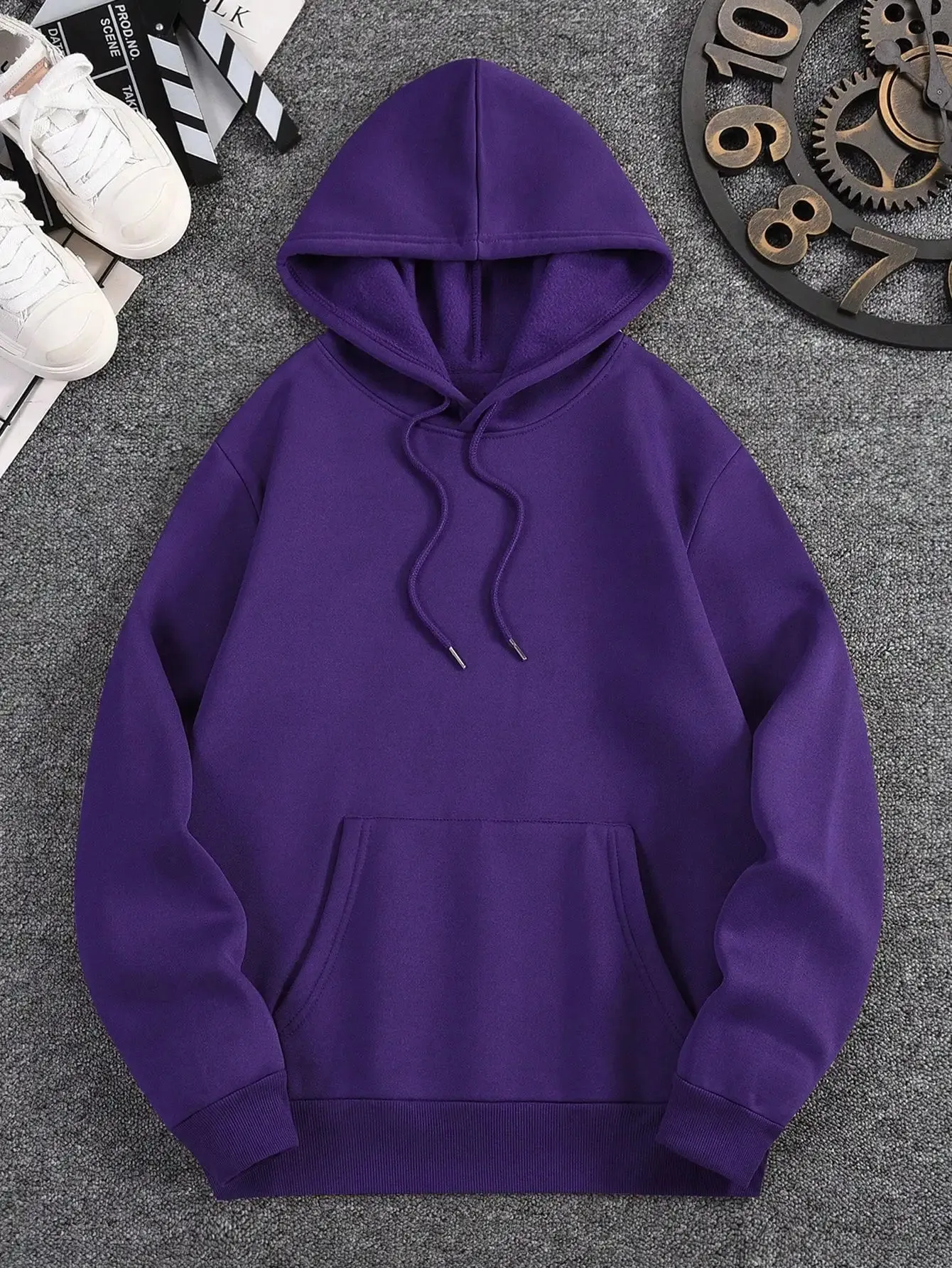 Men's Timeless Skull Print Hoodie - Casual Fleece Sweatshirt