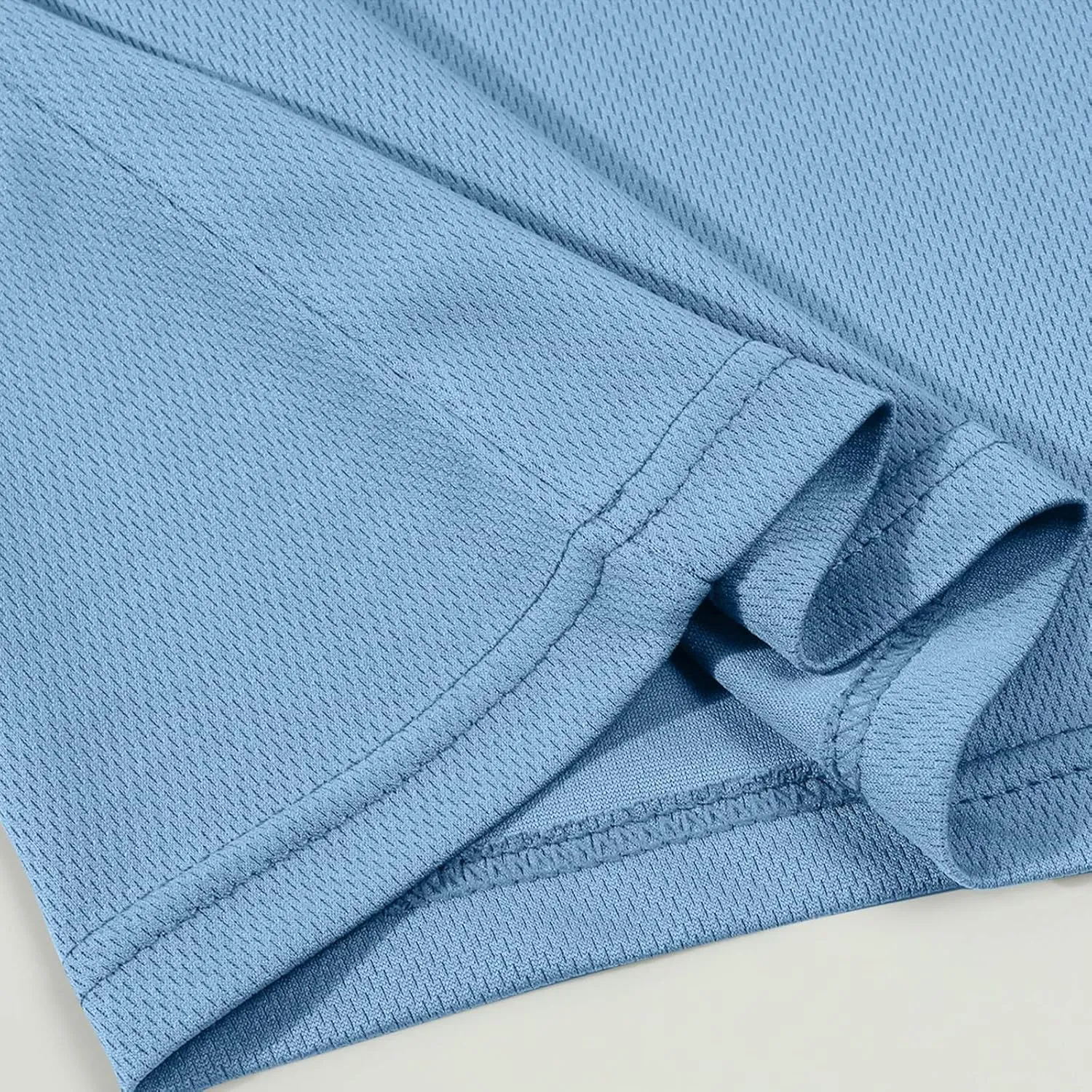 Mesh Workout Athletic Shirt for Men Crewneck Gym Shirts Quick Dry Athletic Short Sleeve T-Shirt Moisture Wicking Tops