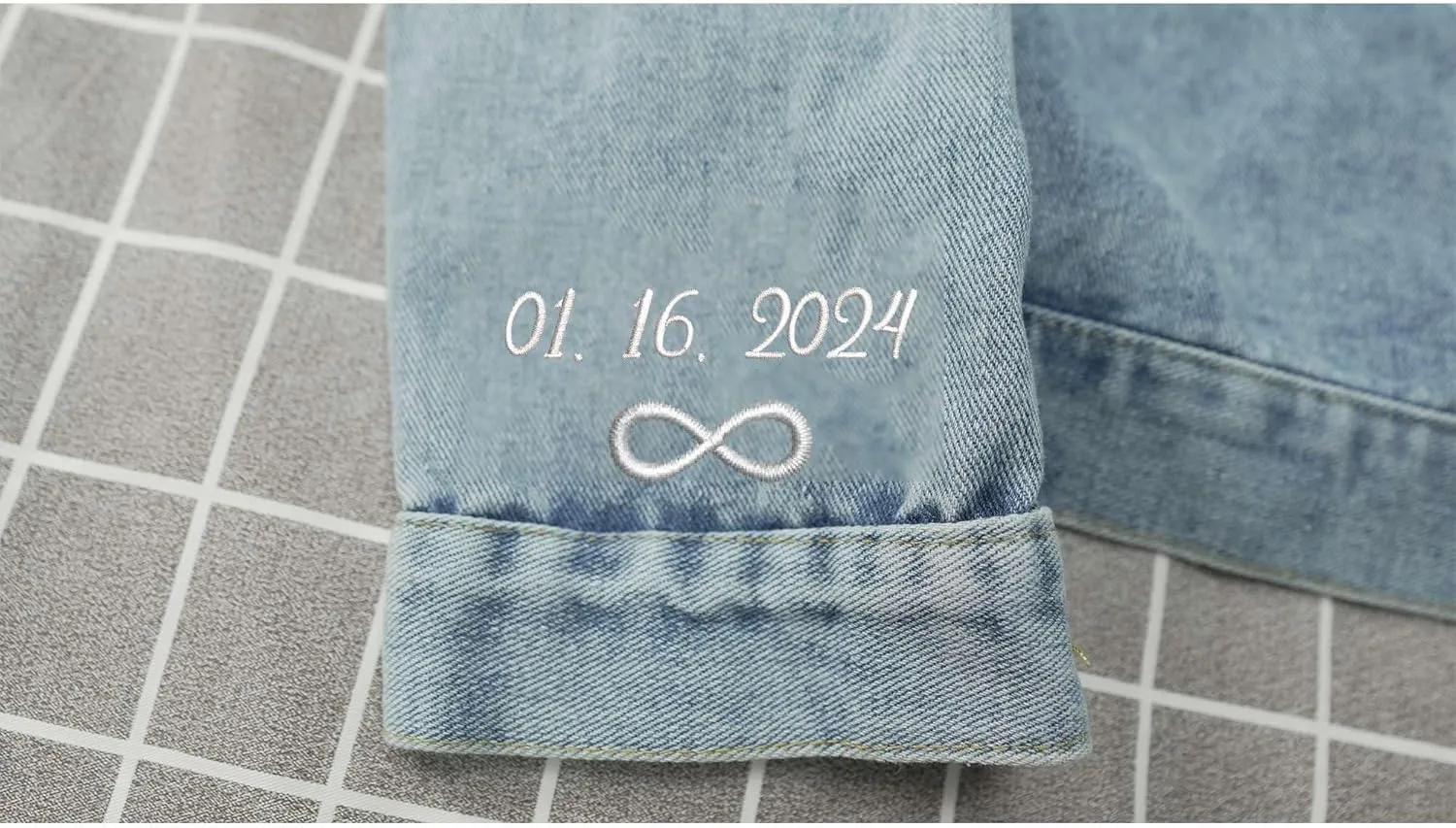 Noni Custom Bride Denim Jacket, Bride Jean Jacket, Future Mrs Jacket,Custom Personalized Jacket, Wedding Jean Jacket