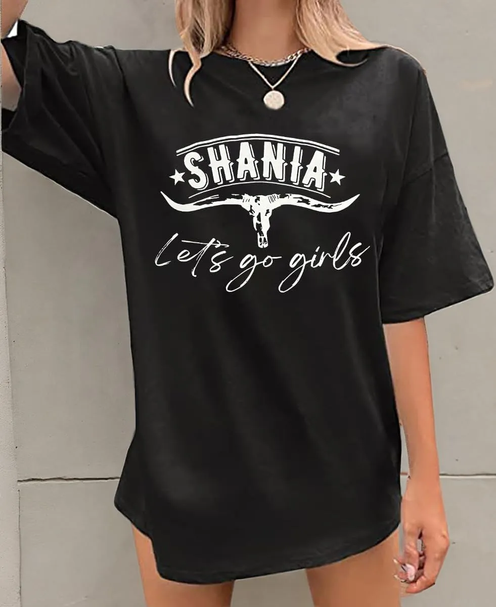 Oversized Rodeo T-Shirt for Women Not My First Rodeo Letter Printed Shirt Retro Western Country Cowboy Tee Tops