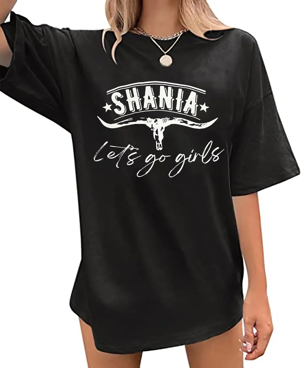 Oversized Rodeo T-Shirt for Women Not My First Rodeo Letter Printed Shirt Retro Western Country Cowboy Tee Tops