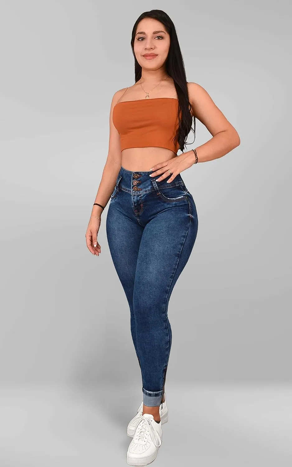 Pantalones Colombianos Levanta Pompa | Butt Lifting High Waisted Jeans for Women | Lipo Jeans