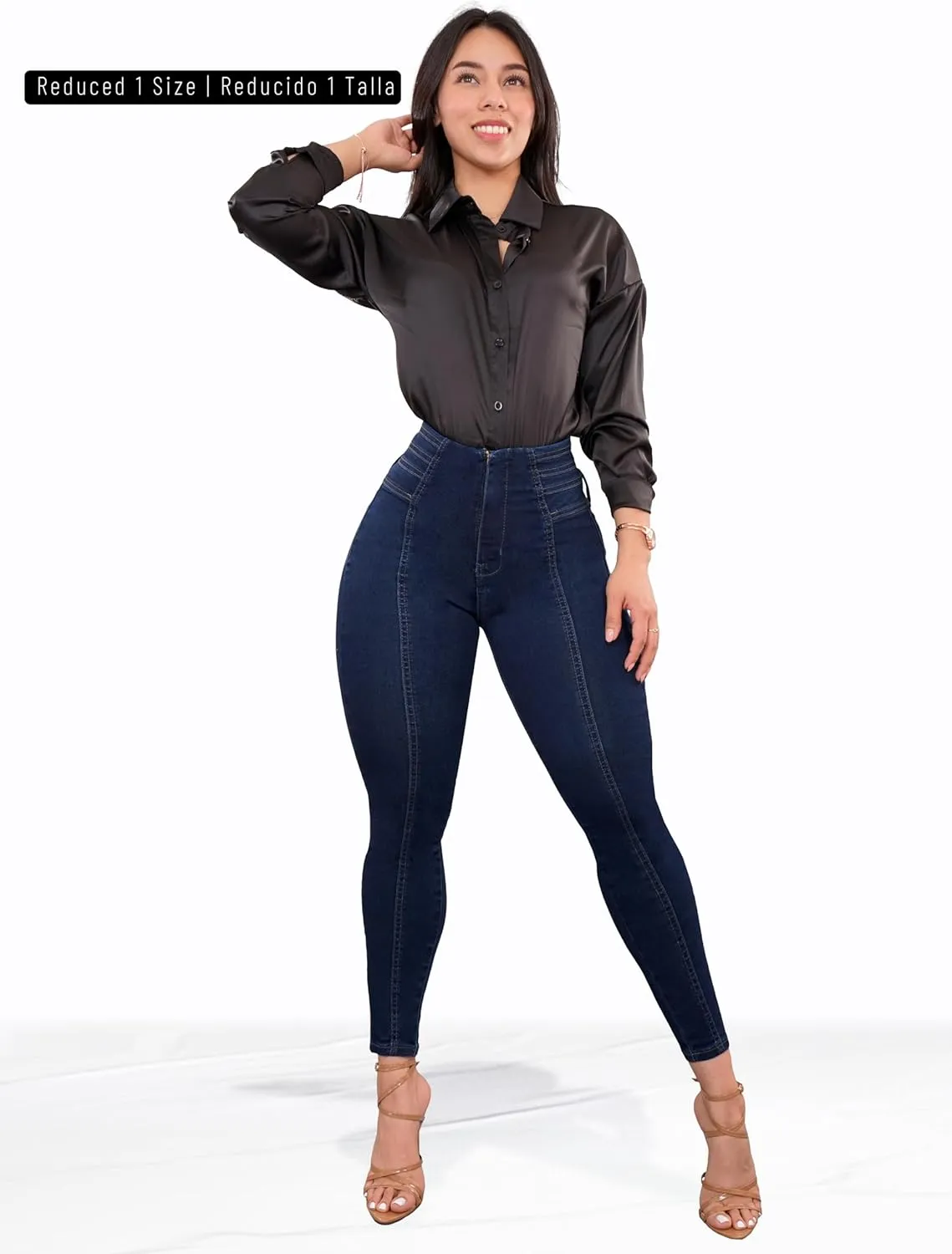 Pantalones Colombianos Levanta Pompa | Butt Lifting High Waisted Jeans for Women | Lipo Jeans