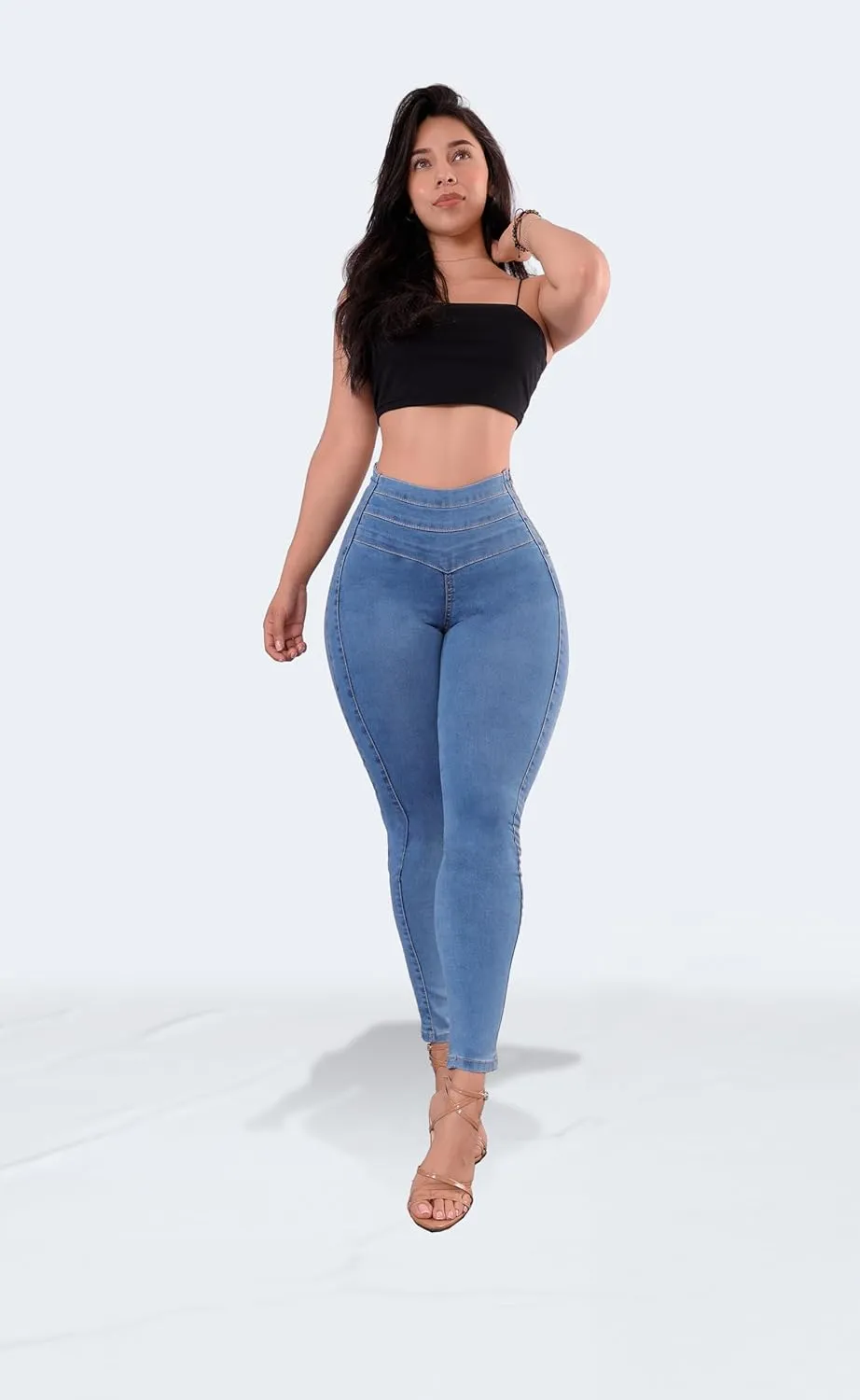 Pantalones Colombianos Levanta Pompa | Butt Lifting High Waisted Jeans for Women | Lipo Jeans