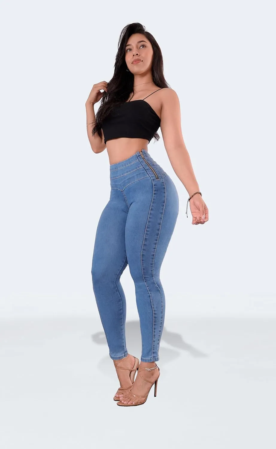 Pantalones Colombianos Levanta Pompa | Butt Lifting High Waisted Jeans for Women | Lipo Jeans
