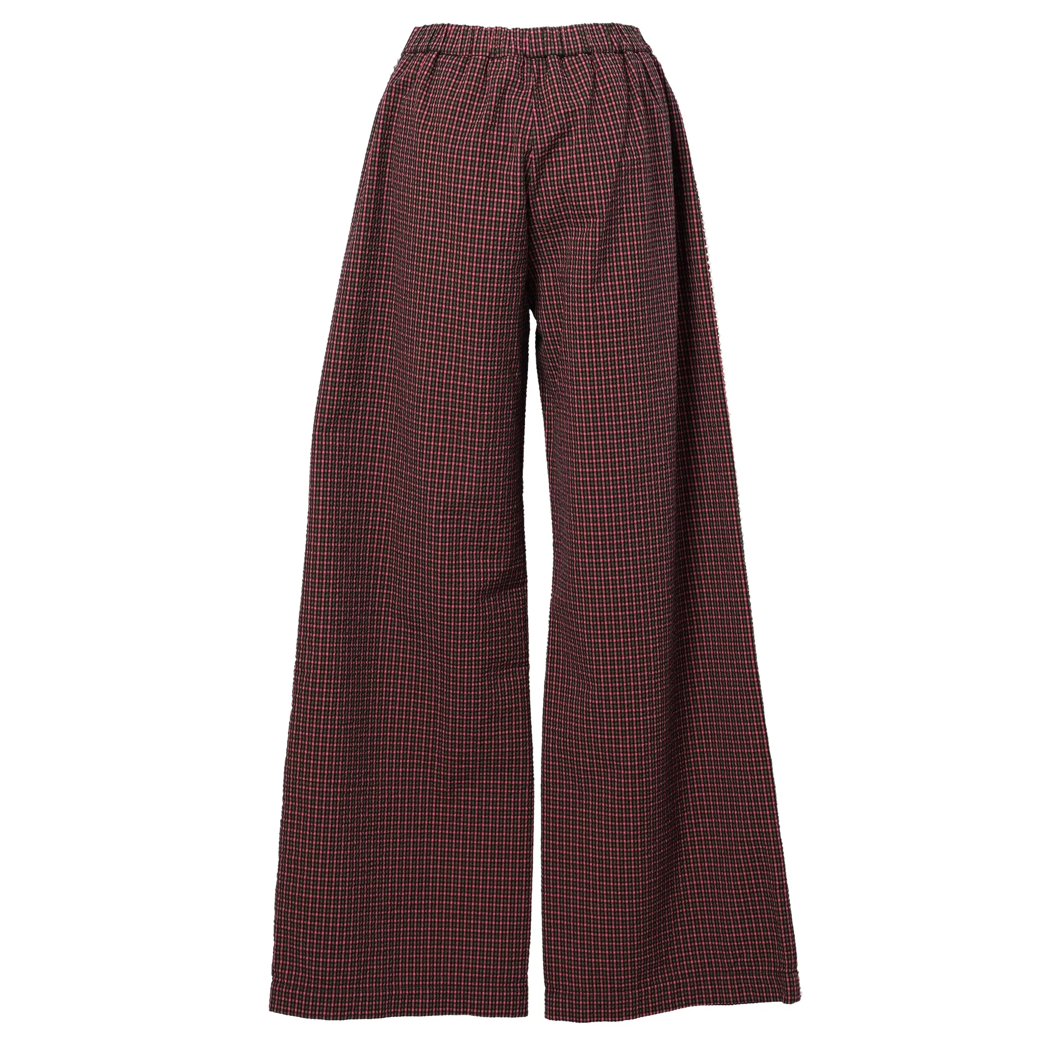 PINK ANNEX PYJAMA TROUSERS / PINK AND GREEN TARTAN