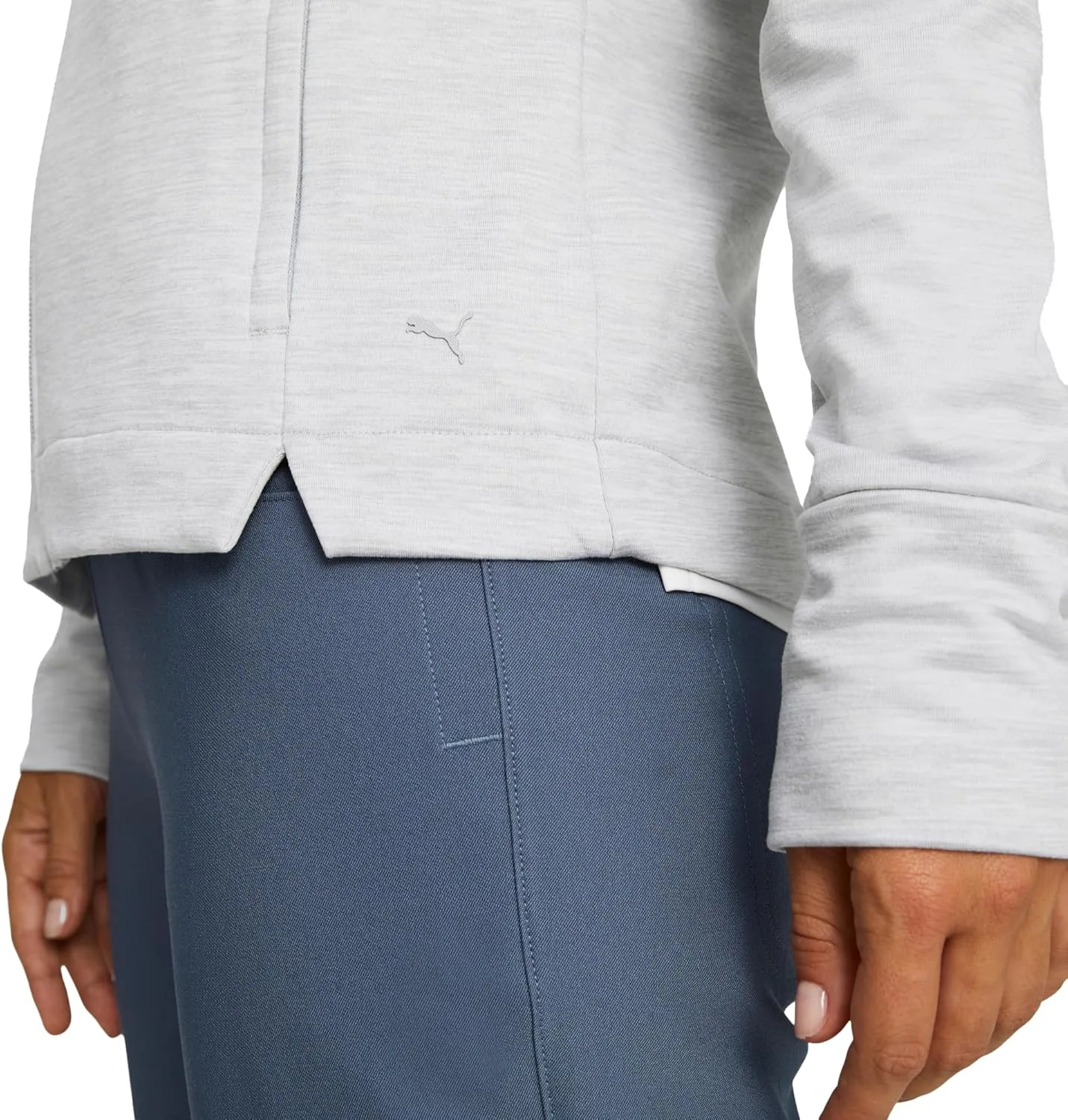 PUMA Women's Cloudspun Heather Full Zip Jacket