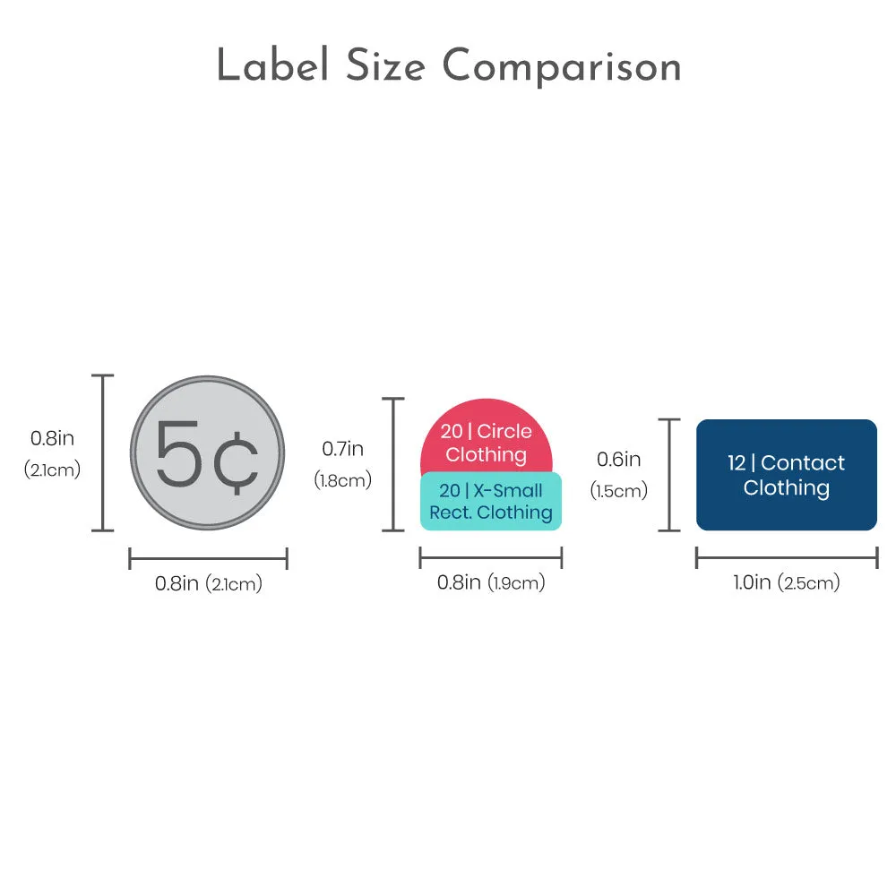 Race Car Clothing Labels Pack