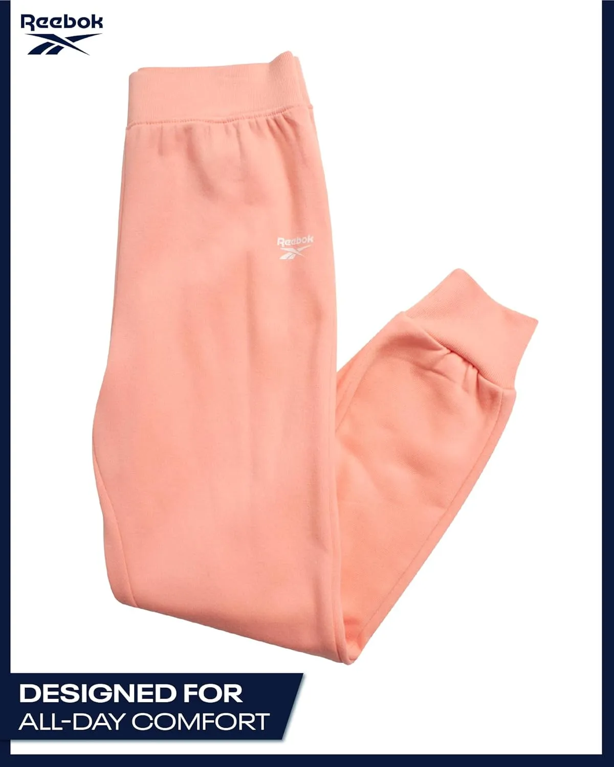 Reebok Girls' Activewear Set - 3 Piece Stylish Graphic T-Shirt, Fleece Pullover Hoodie, and Jogger Sweatpants (Size: 4-12)
