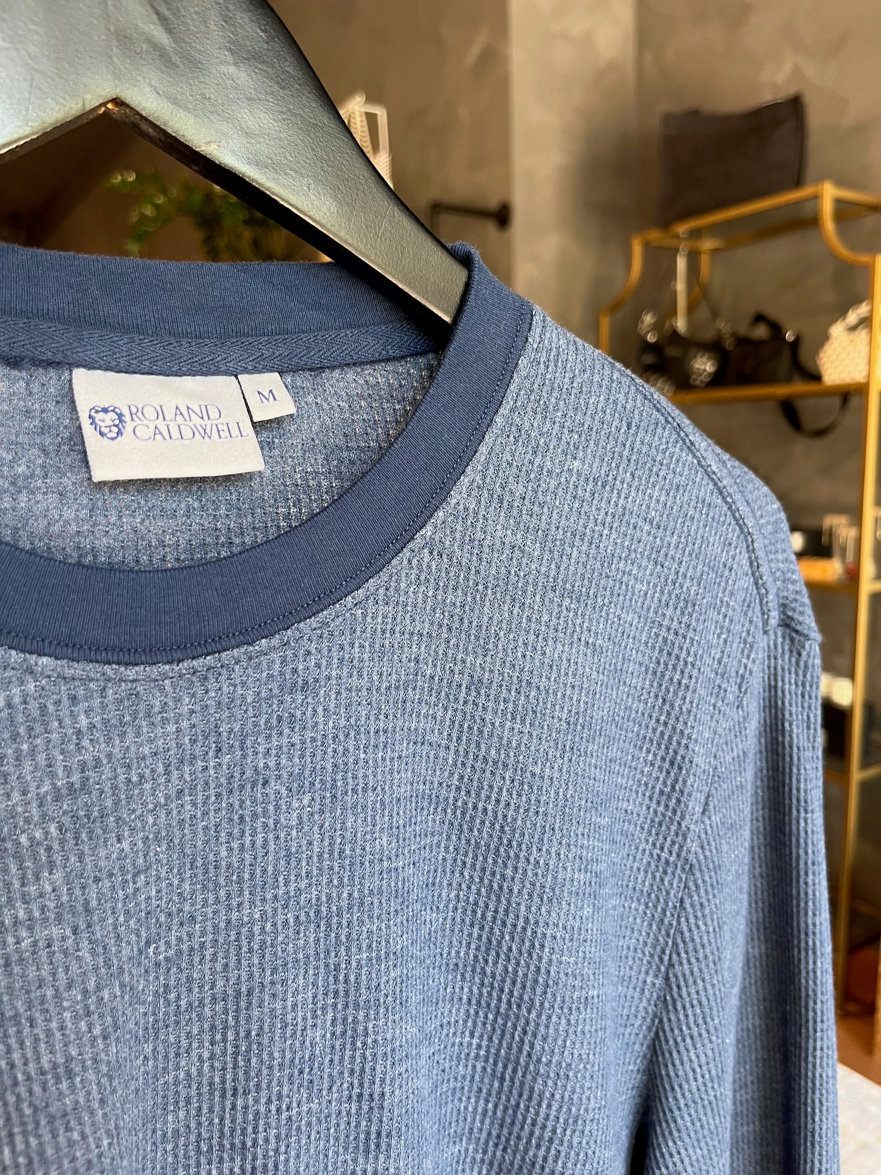 Roland Caldwell The Nick L/S Thermal - Admiral Blue