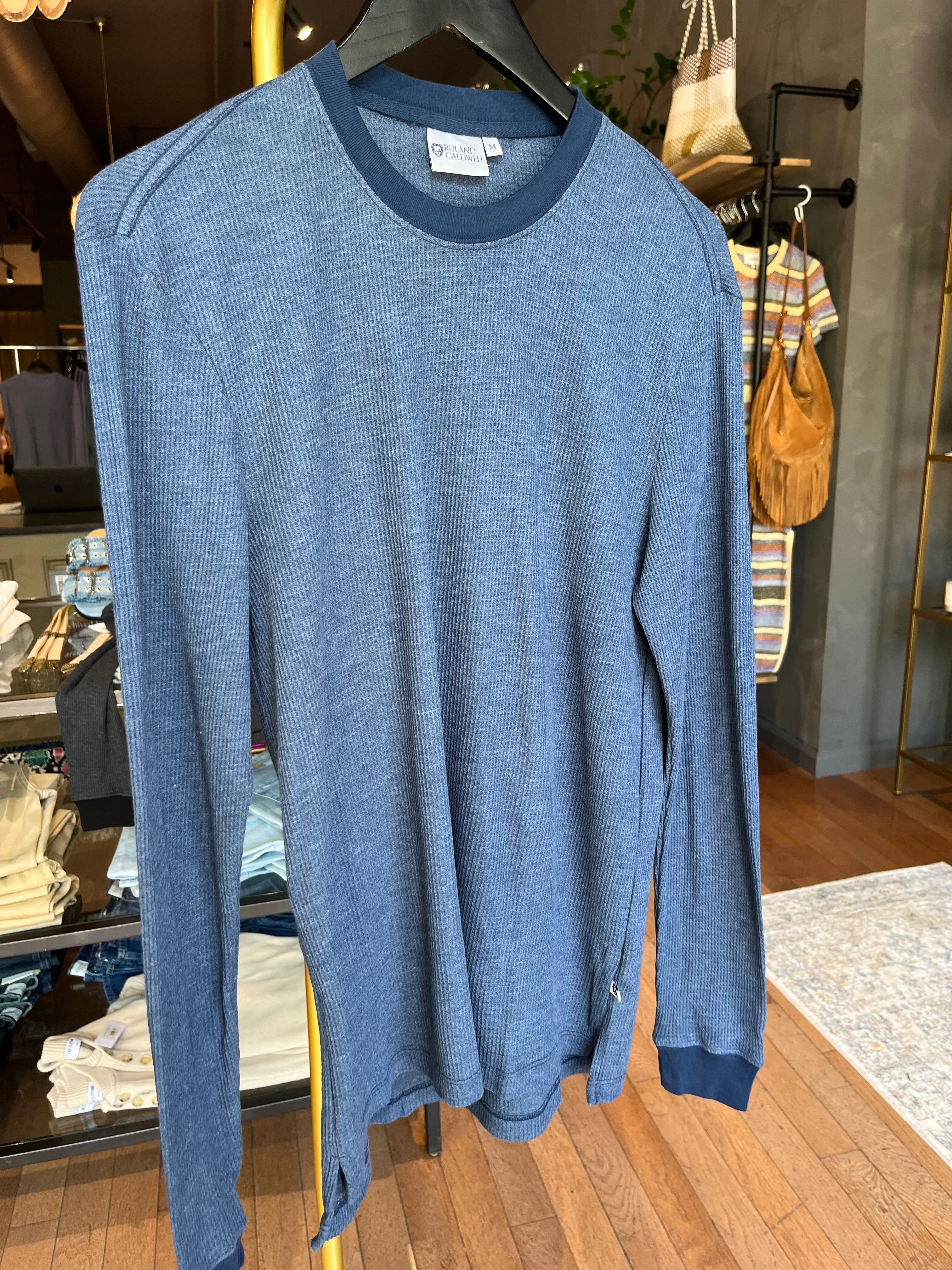 Roland Caldwell The Nick L/S Thermal - Admiral Blue