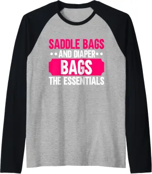 Saddle Bags and Diaper Bags The Essentials Horse Mom Raglan Baseball Tee