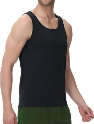 Satankud Men's Tank Tops Quick Dry Workout Gym Sleeveless Shirts Summer Beach Hawaiian Muscle Tee