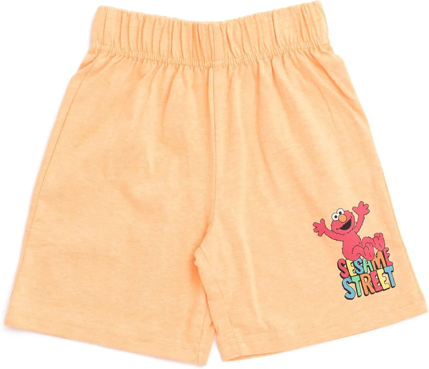 Sesame Street T-Shirt and Shorts Outfit Set Infant to Little Kid Sizes (12 Months - 7-8)