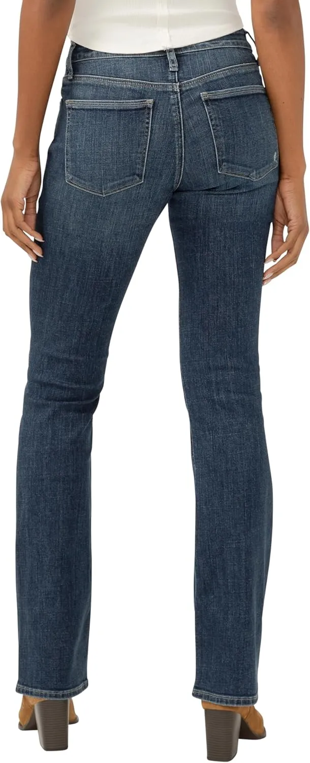 Silver Jeans Co. Women's Suki Mid Rise Curvy Fit Slim Bootcut Jeans - Legacy