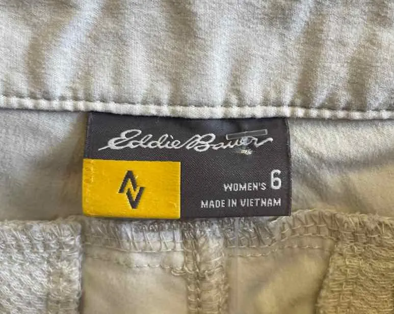 Size 6 Eddie Bauer Tan Women's Hiking Pants