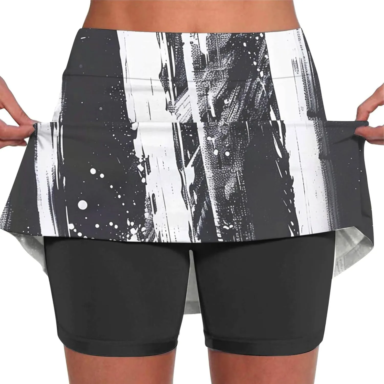 TANGNADE Skorts for Women Dressy Casual Skirt Athletic Inner Shorts for Running Tennis Golf Comfy Workout Sports Outfits