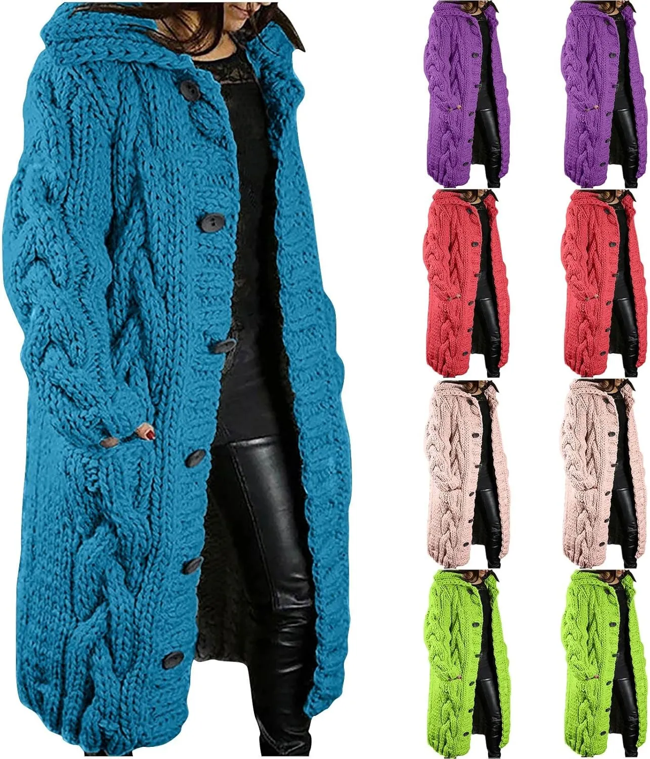 TIMIFIS Down Jacket Women with Fur Hood Plus Size Long Puffer Coats Chunky Quilted Overcoats Winter Warm Parka with Pocket