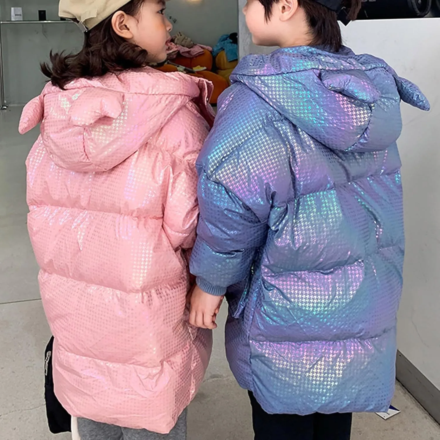 Toddler Coats For Girls Kids Baby Girls Boys Winter Warm Thick Solid Cotton Long Sleeve Padded Jacket Coat