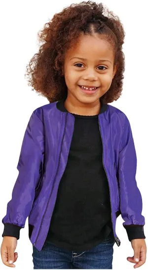 Toddler Girls Coats Faux Leather Jacket Zipper Outerwear Winter Clothes Motorcycle Winter Outwear PU Jacket