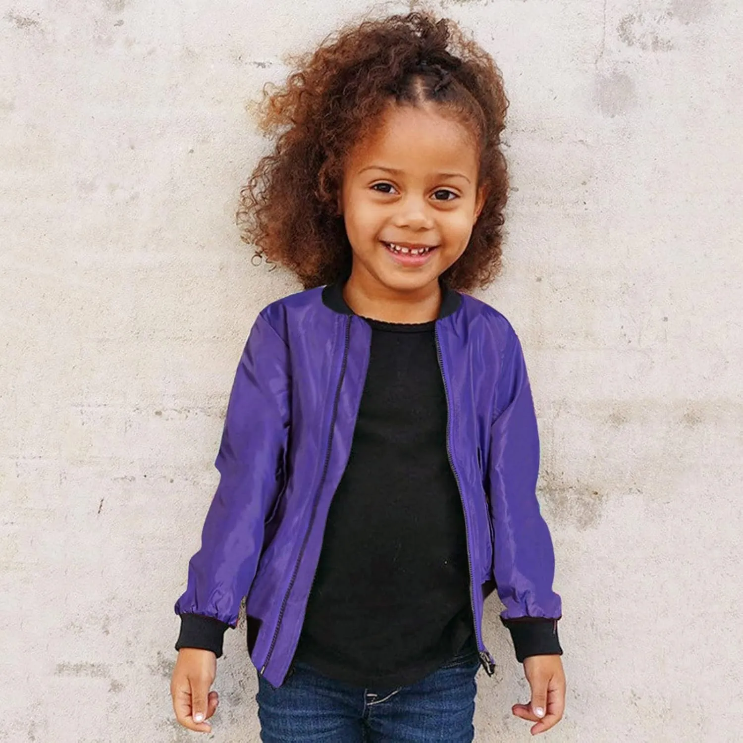 Toddler Girls Coats Faux Leather Jacket Zipper Outerwear Winter Clothes Motorcycle Winter Outwear PU Jacket