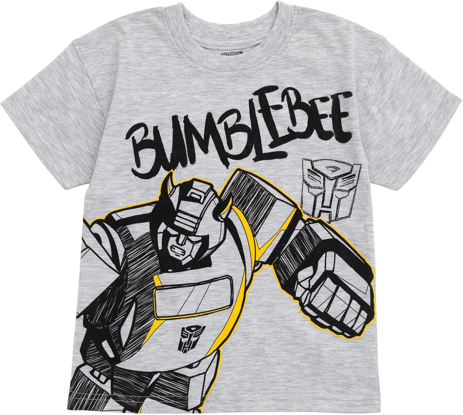 Transformers Bumblebee Optimus Prime Graphic T-Shirt & Mesh Shorts Outfit Set Toddler to Big Kid