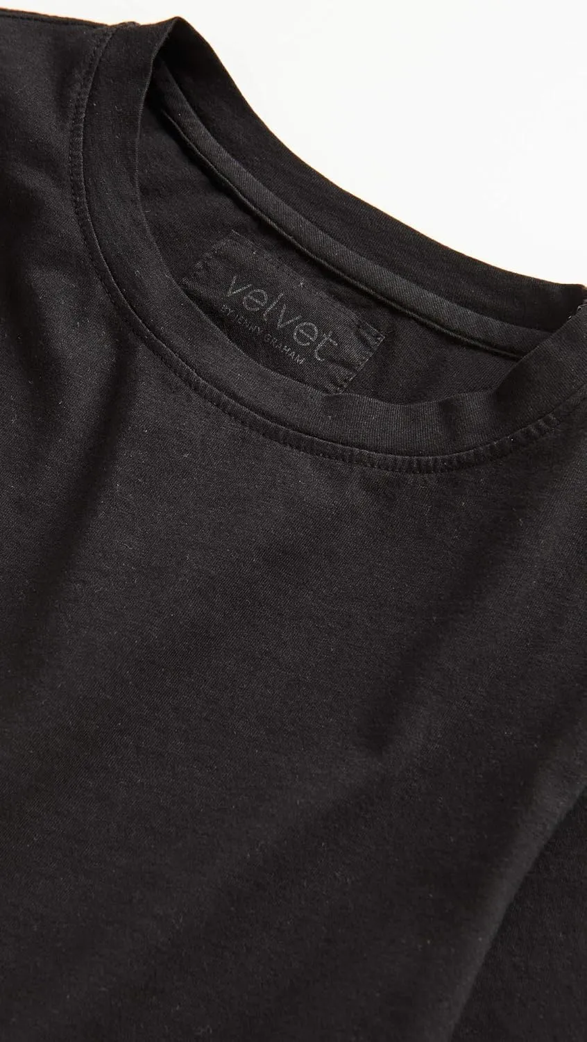 Velvet by Graham & Spencer Women's Vicente by Jenny Graham Organic Jersey Long Sleeve Tee