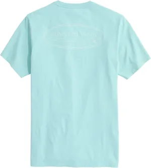 vineyard vines Men's Drift Dye Outlined Surf Logo Short-Sleeve Pocket Tee