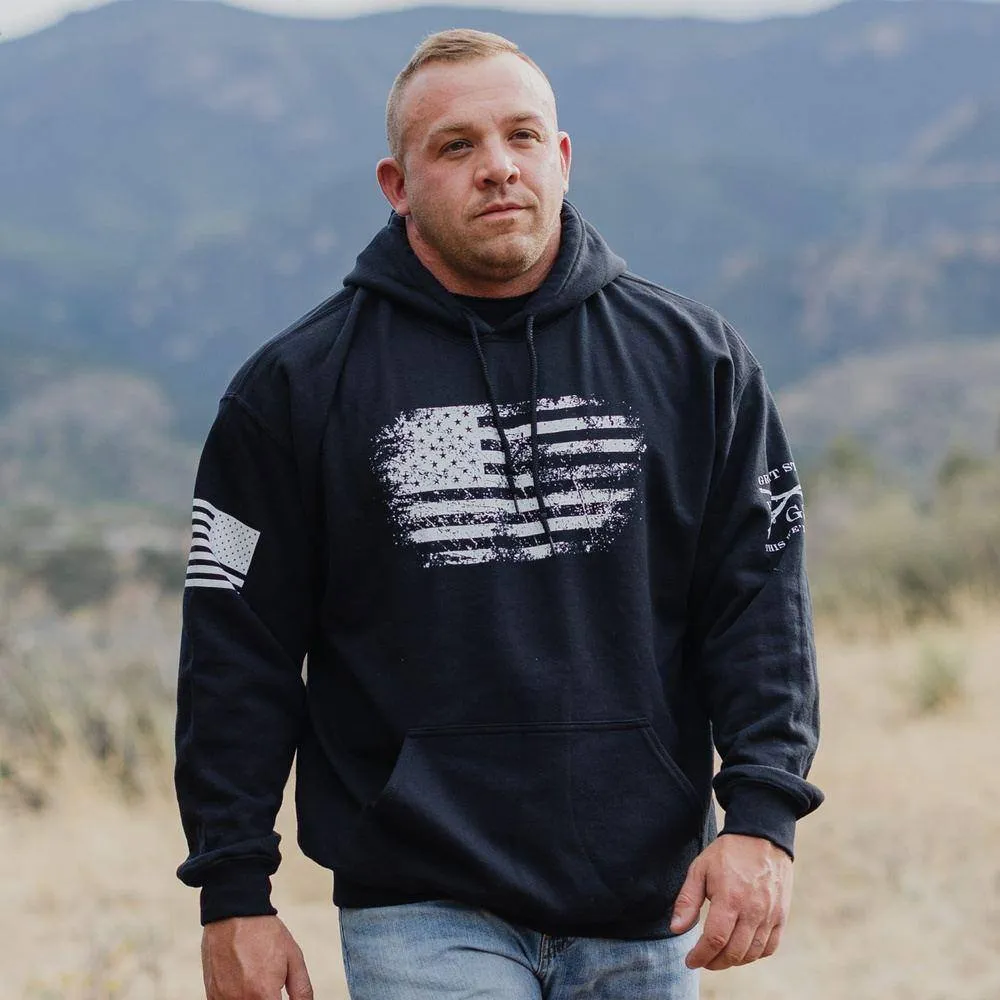 Vintage American Hoodie - Black