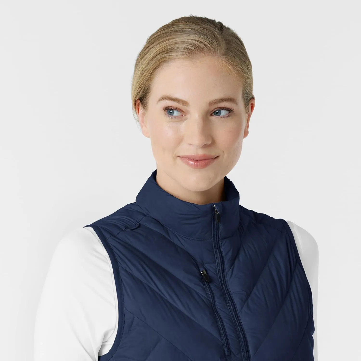 WINK Women's Quilted Scrub Vest