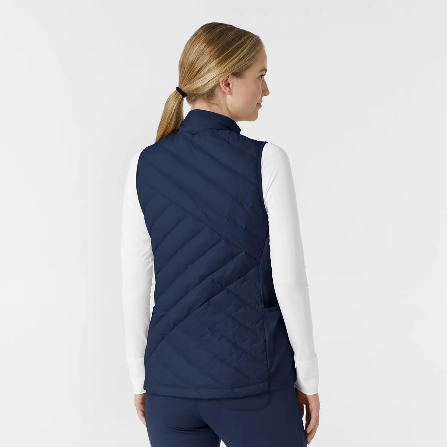 WINK Women's Quilted Scrub Vest