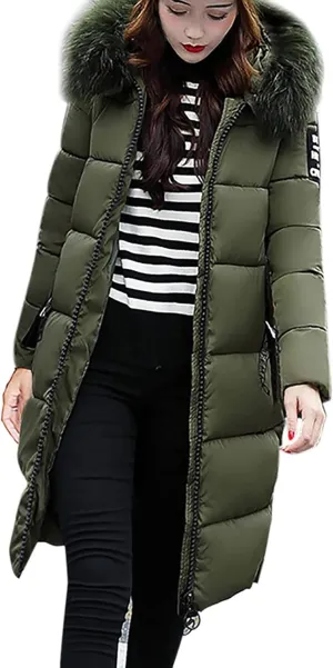 Winter Jackets for Women Long Puffer Down Jacket Thick Warm Coat Outerwear 2023 Hooded Fur Collar Coat Fashion Clothes