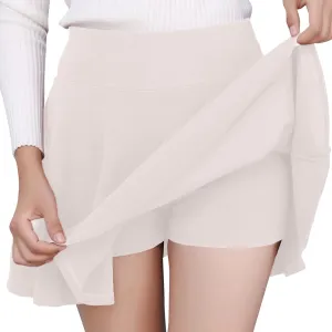 Women Fashion Casual Short Style Solid Half Skirt Glare Sun Skirt Pleated Skirt Jean Skirts for Women Long Length