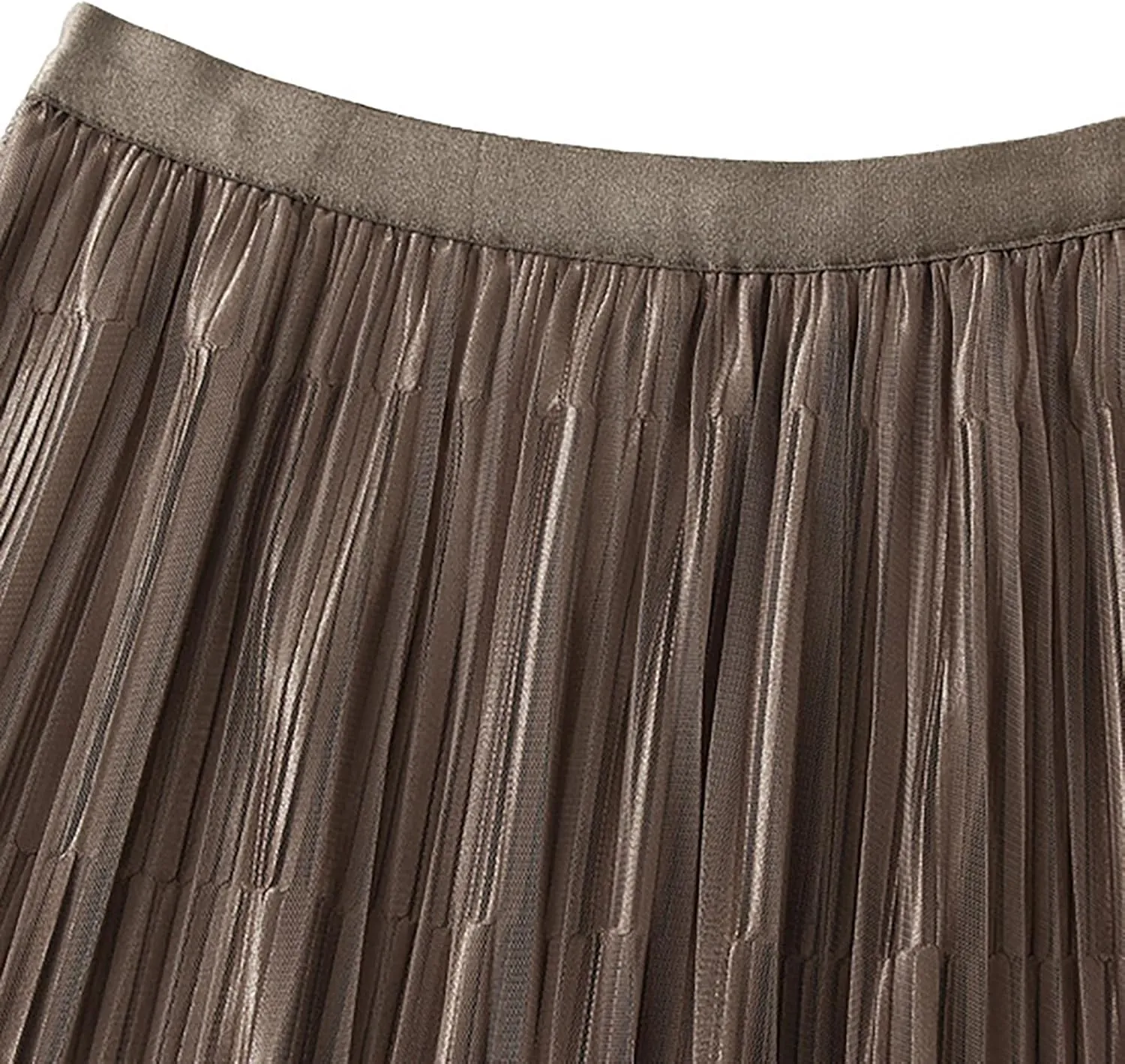Women Mid Length Skirt Dance Party A Line High Waisted Reversible Tulle Skirt Holiday Party Midi Wrap Skirt with